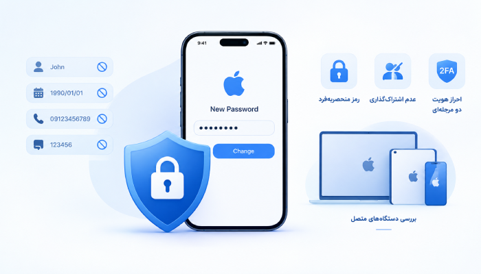 نکاتی که برای انتخاب رمز جدید اپل ایدی باید بدانید